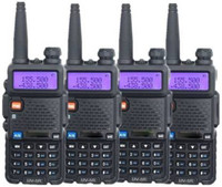 SNARIYOVSN Baofeng (4 Pcs) UV-5R Dual Band VHF/UHF136-174 MHz & 400-520 MHz Handheld Long Range Two-Way Radio WT165 Walkie Talkie(Black)