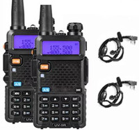SNARIYOVSN Baofeng (2 Pcs) UV-5R Dual Band VHF/UHF136-174 MHz & 400-520 MHz Handheld Long Range Two-Way Radio WT173 Walkie Talkie(Black)