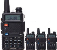 SNARIYOVSN Baofeng (4 Pcs) UV-5R Dual Band VHF/UHF136-174 MHz & 400-520 MHz Handheld Long Range Two-Way Radio WT189 Walkie Talkie(Black)