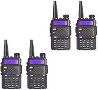 SNARIYOVSN Baofeng (4 Pcs) UV-5R Dual Band VHF/UHF136-174 MHz & 400-520 MHz Handheld Long Range Two-Way Radio WT198 Walkie Talkie(Black)
