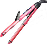 Moonlight NHC-2009 Ultra-Modern Temperature Control Hair Straightener For GIrls (Pink) Hair Straightener(Pink)