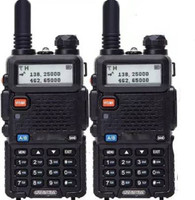 SNARIYOVSN Baofeng (2 Pcs) UV-5R Dual Band VHF/UHF136-174 MHz & 400-520 MHz Handheld Long Range Two-Way Radio WT219 Walkie Talkie(Black)