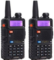 SNARIYOVSN Baofeng (2 Pcs) UV-5R Dual Band VHF/UHF136-174 MHz & 400-520 MHz Handheld Long Range Two-Way Radio WT223 Walkie Talkie(Black)