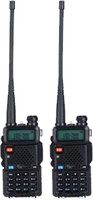 SNARIYOVSN Baofeng (2 Pcs) UV-5R Dual Band VHF/UHF136-174 MHz & 400-520 MHz Handheld Long Range Two-Way Radio WT248 Walkie Talkie(Black)
