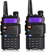 AMPLOX (Pack-2) UV-5R 136-174/400-480 MHz Dual-Band DTMF CTCSS DCS FM Transceiver UV Two-Way Radio WT13 Walkie Talkie(Black)