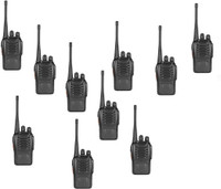 SNARIYOVSN Baofeng (10 Pcs) UHF 400-470 MHz 16CH Handheld Amateur Radio 2 Way Radio Long Range WT273 Walkie Talkie(Black)