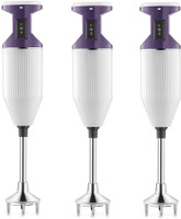 USHA Sure Blend pack of 3 125 W Hand Blender(purple, white)