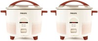PHILIPS HL1664/00 pack of 2 Electric Rice Cooker(2.2 L, Multicolor, Pack of 4)