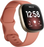 FITBIT Versa 3, Smartwatch(Pink Strap, Regular)
