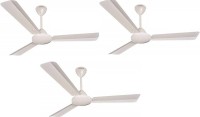 Crompton jura prime pack of 3 1200 mm 3 Blade Ceiling Fan(conch cream, Pack of 3)