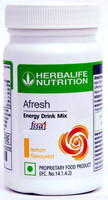 Herbalife Nutrition Afresh Energy Drink Mix Lemon 50 gm Sports Drink(50 g, Lemon Flavored)
