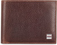 TOMMY HILFIGER Men Casual Brown Genuine Leather Wallet(8 Card Slots)