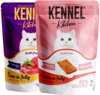 kennel kitchen Grain Free Wet Cat Food for Adults and Kittens, Chicken and Tuna in Jelly Combo, 12 Pouches (12 x 80 GMS) 0.12 kg (12x0.01 kg) Wet Adult Kitten Food