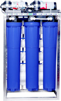 ONE RO 100 LPH Commercial RO Water Purifier Plant Stainless Steel With Auto Shut Off And TDS Adjuster 100 litre Solid Filter Cartridge(0.5, Pack of 1)