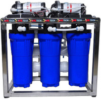 OneTech 25 LPH Commercial RO Water Purifier Plant Double Purification Stainless Steel With Auto Shut Off Sensor And TDS Adjuster {25 Litre} Solid Filter Cartridge(0.5, Pack of 1)
