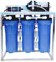 AquaDart 25 LPH Commercial RO Water Purifier Plant 25 Liter Per Hour Blue Stainless Steel With Auto Shut Off And TDS Adjuster Solid Filter Cartridge(0.5, Pack of 1)