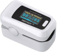 Medtech OXYGARD Pulse OXYMETER OG-05 with 1 Year ONSITE Warranty | OLED Display | Perfusion Index | Plethysmograph | Accurate SpO2 | Infrared Measurement | SELF Rotate Screen Pulse Oximeter(White)