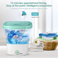 MANYTA ENTERPRISE Mini Folding Washing Machine NO. 1 Electric AC Powered Portable, Foldable Electric high Powered Motor Compact Ultrasonic Small Automatic Cleaning Washer for Travel Home Business Trip. Washing Machine Door Hinge Washing Machine Door Hinge