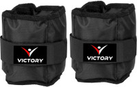 VICTORY (500 gm X 2) Pair Black Ankle Weight(1 kg)