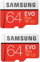 SAMSUNG EVO PLUS 64 GB MicroSDHC Class 10 95 MB/s  Memory Card