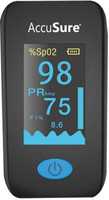 AccuSure YK011 Figure Tip Advance Pulse Oximeter(Black)