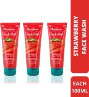 Himalaya Fresh Start Oil Clear Strawberry Face Wash (100ML, Pack of 3)