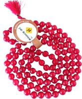 Just Devotional Red Agate Mala/Red Hakik Mala 108 Beads, Lal Hakik Mala for Jaap/Japa Purpose Agate Stone Chain