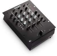 Numark M4 |3-Channel Rack Mountable DJ Scratch Mixer with 3-Band EQ, Club-Ready Inputs, Mic Input and Reverse/Slope Controls Powered Sound Mixer
