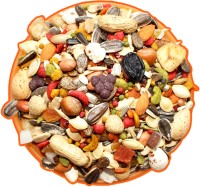 P's Reseller The Bird Premium Pure Select Mix Big Parrot Food for Macaw, Cockatoo, African Gray, Indian Parrot and Other Big Birds. Fruit, Nuts 0.5 kg Dry Adult Bird Food