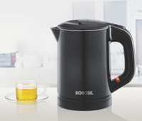 BOROSIL BKE06LSSB24 Electric Kettle(0.6 L, Black)