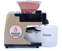 savaliya Fully Automatic Home Use Oil Press/Maker Machine 400 W Food Processor(Brown)