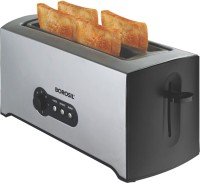 BOROSIL KRISPY 4 SLICE POP-UP TOASTER 1500 W Pop Up Toaster(Silver)