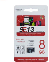 SE.13 Premium 8 GB MicroSD Card Class 10 70 MB/s  Memory Card