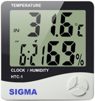 SIGMA HTC-1 Temperature Cum Humidity Meter Thermometer(White)