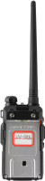 Baofeng Uv5RE 5km Range New Model 1800mAh battery Black Silver Look (1pair) 2 piece Uv5RE New Model Walkie Talkie(Black silver)