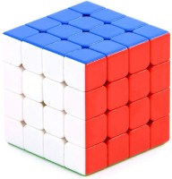AZEENA Magic 4x4 High Speed Cube For Kids & Adults | Puzzle Games | Best Gift For Kid | Stickerless Rubiks | Cube 4x4x4 Toy 6.2cm For 3 Years & Up | Multi Color Sticker Less, Super Smooth, Smart Cubes(1 Pieces)