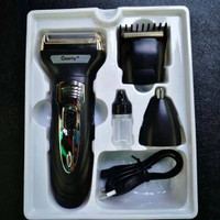 Geemy Hair Nose Beard Shaver Machine All in One Trimmer Set Trimmer 60 min  Runtime 1 Length Settings(Multicolor)