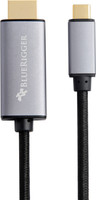 BlueRigger TYPEC-HDMI-4K-CABLE 1.8 cm USB Type C Cable(Compatible with COMPUTER,TV,MOBILEBILE, Multicolor, One Cable)
