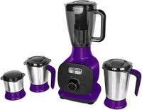 Faber FMG Candy 1000 3J+1PC Plum 1000 Mixer Grinder (4 Jars, Purple)