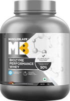 MUSCLEBLAZE Biozyme Performance Whey Protein, Informed Choice UK Certified Whey Protein(2 kg, Chocolate Hazelnut)
