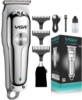 VGR V-071 Cordless Professional Hair Clipper Trimmer 120 min  Runtime 4 Length Settings(Silver)