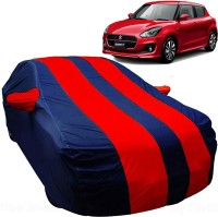 UK Blue Car Cover For Maruti Suzuki Swift (With Mirror Pockets)(Multicolor, For 2018, 2019, 2020, 2021 Models)