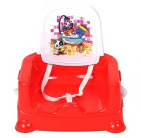 Miss & Chief Toddler Feeding Booster 4 in 1 Baby Chair , Swing Baby Chair, Car Seat with 3 Level Table Adjustment(Red)
