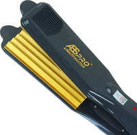 Abs Pro ABS 1100 Professional Hair Crimper With 4 X Protection Coating Gold Women's Crimping Styler Machine for Hair Saloon 4 X Protection Gold Coating Electric Hair Styler curler Corded Crimper Hair Styler(Black, Yellow)