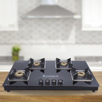 WONDERCHEF Glass Manual Gas Stove(4 Burners)