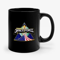 Sky Dot Rocket Vintage Space Force Ceramic Coffee Mug(350 ml)