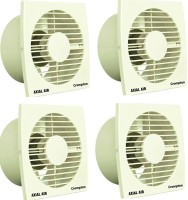 Crompton Axial Air High-Speed Plastic pack of 4 150 mm 7 Blade Exhaust Fan(White, Pack of 4)