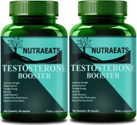 NutraEats Nutrition Testo Prime Testosterone Booster 60 Servings(Pack Of 2) Ultra(2 x 60 No)