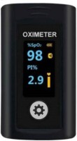 Dr. Morepen PO-12A WITH DUAL OLED DISPLAY WITH PI FINGERTIP Pulse Oximeter(Black)