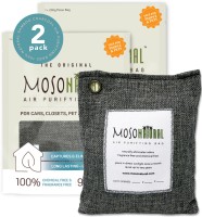 Moso Natural Air Purifying Bag 200g Naturally Removes Odors, Allergens and Harmful Pollutants (Charcoal) Car Freshener(2 x 0.2 kg)
